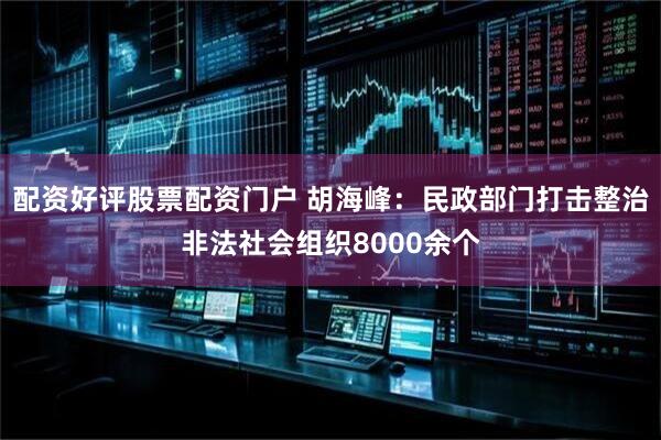 配资好评股票配资门户 胡海峰：民政部门打击整治非法社会组织8000余个