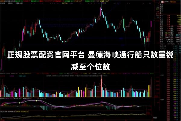 正规股票配资官网平台 曼德海峡通行船只数量锐减至个位数